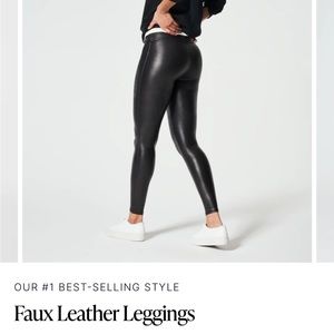 Spanx faux leather leggings